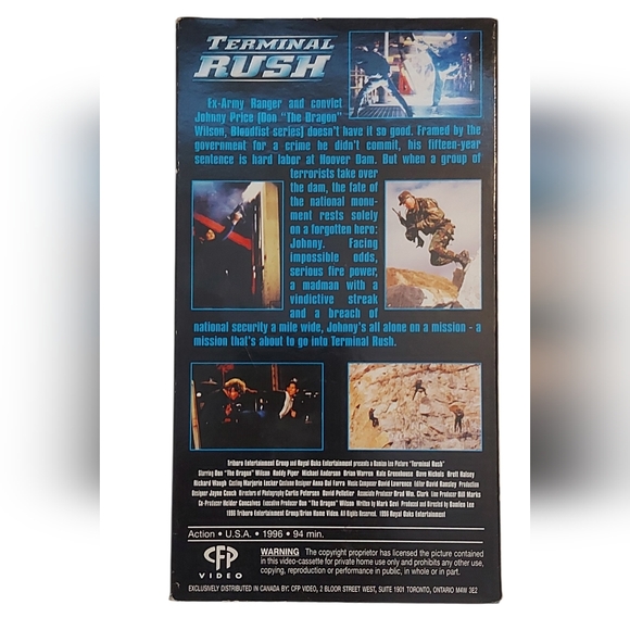Terminal Rush VHS Tape - Picture 4 of 4